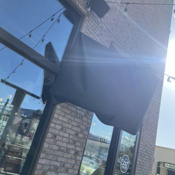 Dog Haus Biergarten - Covered tv in patio area - Hot Dogs Near Me - Azusa, California