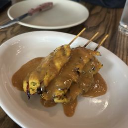 Chicken Sate Skewer Chicken Sate Skewer