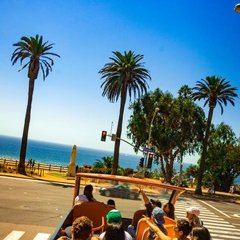 Double Decker Charters - Cruisin' down Ocean Ave. for a private ride to the Santa Monica Pier. - Bus Tours Near Me - Los Angeles, California Double Decker Charters - Cruisin' down Ocean Ave. for a private ride to the Santa Monica Pier. - Bus Tours Near Me - Los Angeles, California