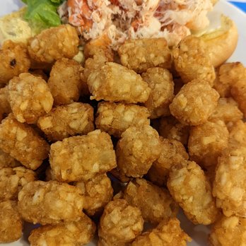 Firkin & Flyer - Lobster roll with tater tots - Pubs Near Me - Goffs, Nova Scotia