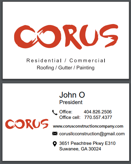 Slide of Corus Roofing