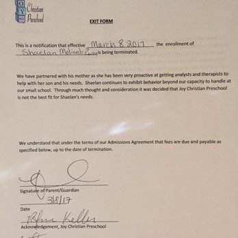 Joy Christian Preschool - They terminated my son - Child Care & Day Care Near Me - Pasadena, California