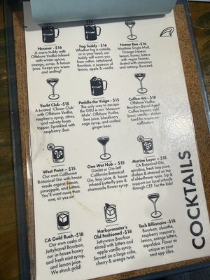 Menu photo 1 Jettywave Distillery Half Moon Bay, CA Menu photo 1 Jettywave Distillery Half Moon Bay, CA