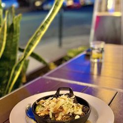 Blue Line Pizza - Brussels Sprouts and Hot Honey Appetizer