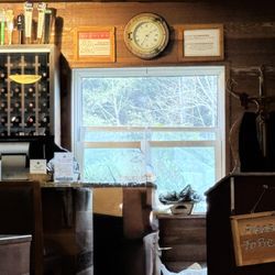 Creekside Restaurant - I erased the hostess from the photo for privacy.