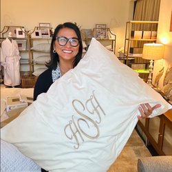 Somnvie oversized sleeping pillow aka Big Boy Pillow - with added custom monogram