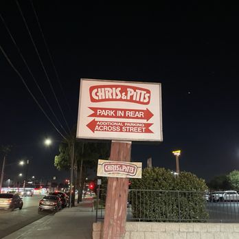 Chris' & Pitt's - There's little to NO parking so we had to park on the street. Golden Corral, next door doesn't not allow parking - Barbeque Near Me - Bellflower, California Chris' & Pitt's - There's little to NO parking so we had to park on the street. Golden Corral, next door doesn't not allow parking - Barbeque Near Me - Bellflower, California