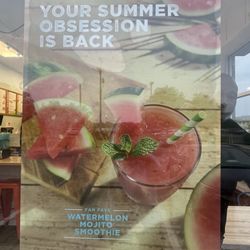 Tropical Smoothie Cafe - watermelon mojito smoothie