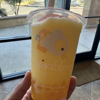 Tapioca Express - Mango passion fruit icy with mango popping boba - Coffee & Tea Near Me - Sacramento, California
