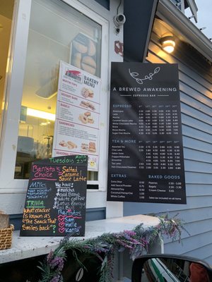Menu photo 4 A Brewed Awakening Edmonds, WA