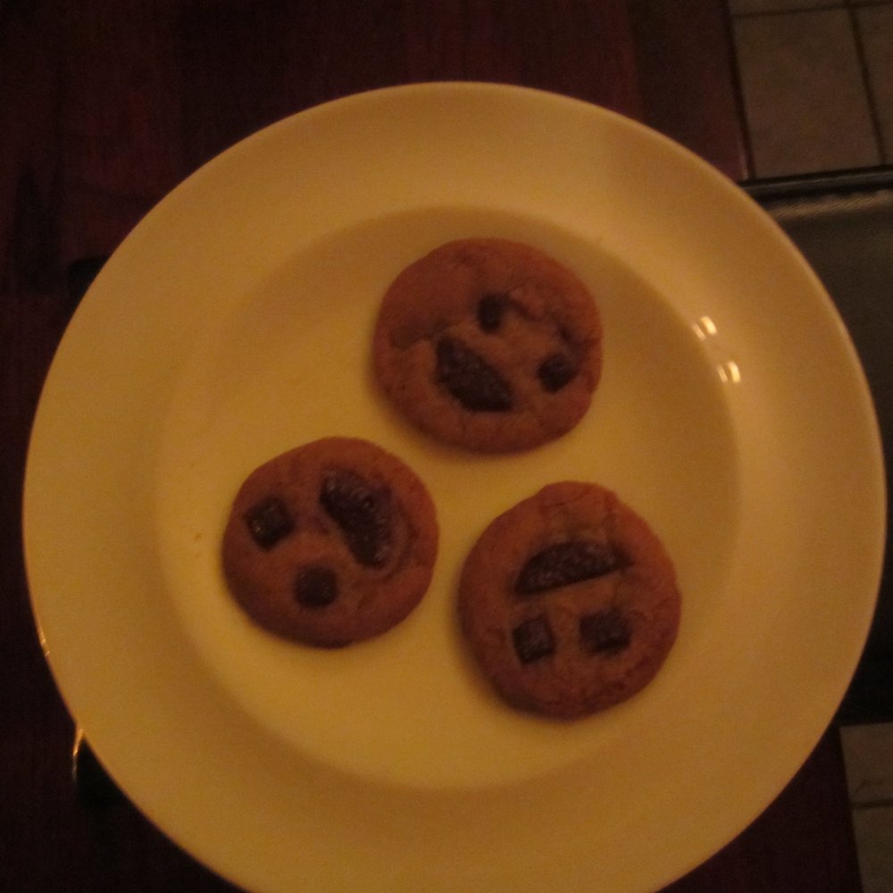 Maize Restaurant - Smiley face chocolate chip cookies - New American Near Me - Perkasie, Pennsylvania