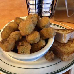 Fried Okra and Tx toast