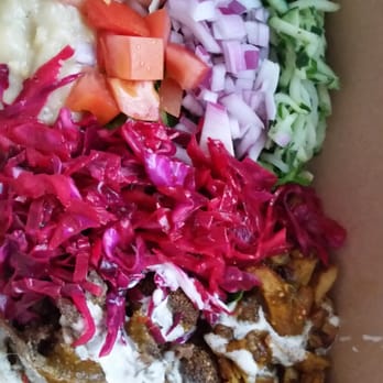 BenjYehuda - Combo meal- my fav was the spicy falafel and cabbage salad. - Middle Eastern Near Me - Chicago, Illinois BenjYehuda - Combo meal- my fav was the spicy falafel and cabbage salad. - Middle Eastern Near Me - Chicago, Illinois