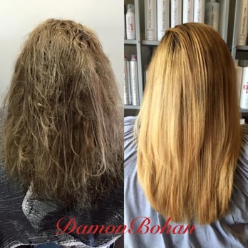 Damon's Design Team - Our Kenra Smoothing treatment is one of our favorites. It takes unruly curly hair and makes is smooth and soft! - Hair Salons Near Me - McDonough, Georgia