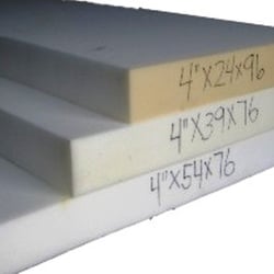 Quality Fabrics & Supply - Foam rubber in different measurements and firmnesses we can cut to your sizes
