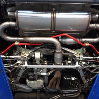 Tim's Custom Exhaust - NSX in process with big CATs and back-to-back mufflers - Auto Repair Near Me - Coon Rapids, Minnesota Tim's Custom Exhaust - NSX in process with big CATs and back-to-back mufflers - Auto Repair Near Me - Coon Rapids, Minnesota
