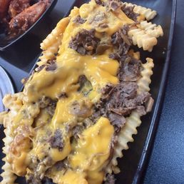 Philly cheesesteak fries