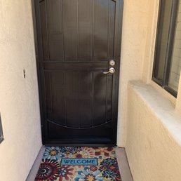 New security door/frame New security door/frame