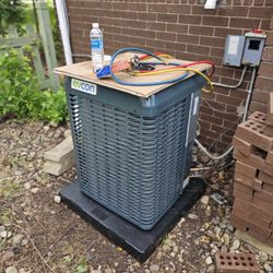 One Hour Heating & Air Conditioning - A condenser installed