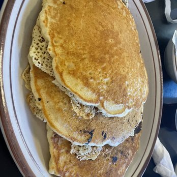 Copper Kettle Cafe - Full Stack of Pancakes - Cafes Near Me - Odessa, Texas