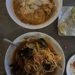 Lobster ravioli, cioppino Lobster ravioli, cioppino