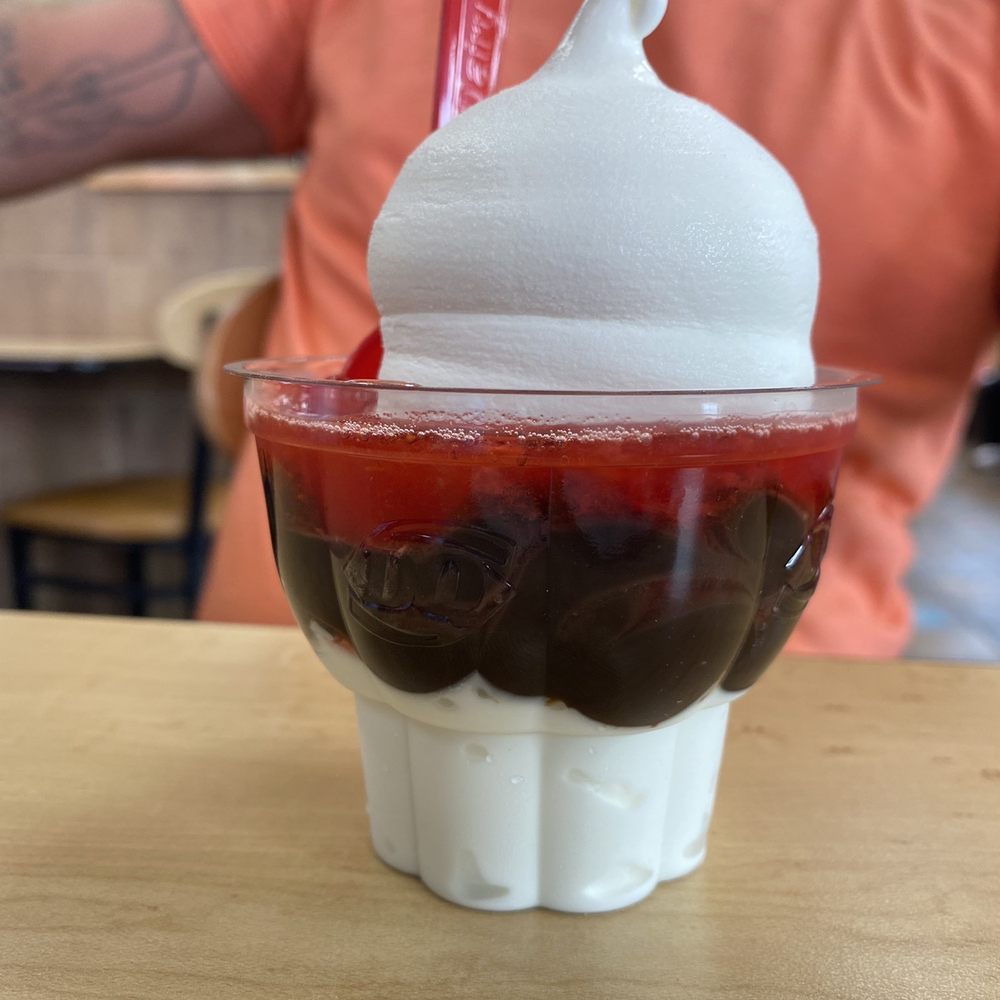 Dairy Queen Grill & Chill - an ice cream sundae with chocolate and strawberries - Fast Food Near Me - Salisbury, Maryland Dairy Queen Grill & Chill - an ice cream sundae with chocolate and strawberries - Fast Food Near Me - Salisbury, Maryland