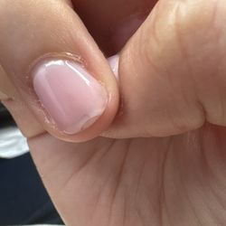 Nail Spa Beyond - The gel began to bubble.