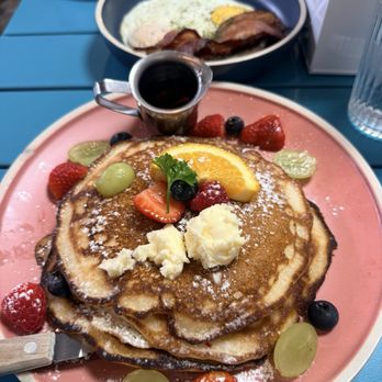 Sunny Side Breakfast - Lemon ricotta pancakes. - Breakfast & Brunch Near Me - Sacramento, California Sunny Side Breakfast - Lemon ricotta pancakes. - Breakfast & Brunch Near Me - Sacramento, California