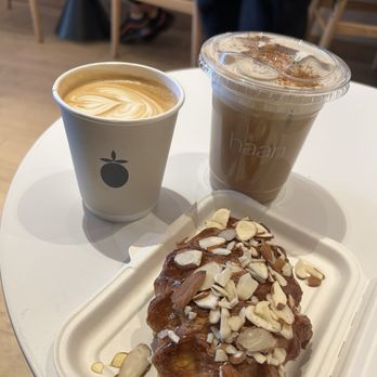 Haan Coffee - Mango Cappuccino and Holiday Cookie Iced Coffee. Honey Almond Cruffle. - Coffee Roasteries Near Me - Orlando, Florida Haan Coffee - Mango Cappuccino and Holiday Cookie Iced Coffee. Honey Almond Cruffle. - Coffee Roasteries Near Me - Orlando, Florida
