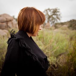 Hair by Christa Cascolan - Copper bob w/blonde peek-a-boos