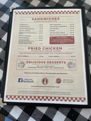 Menu photo 2 Nonna’s Pizzeria and Pub Sturtevant, WI
