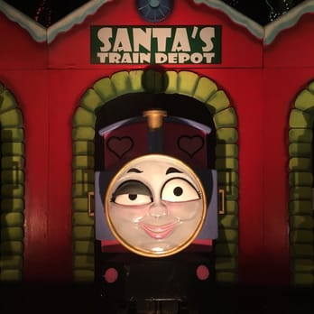 Santa's Enchanted Forest - One-eyed train. - Amusement Parks Near Me - Miami, Florida