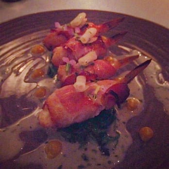 Spago - Bacon wrapped blow fish - New American Near Me - Beverly Hills, California