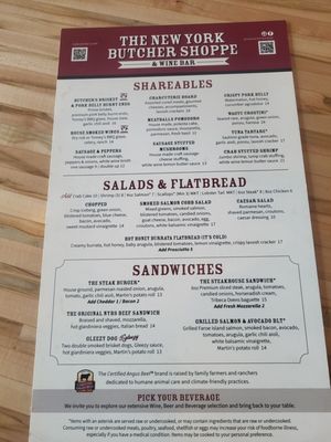 Menu photo 4 New York Butcher Shoppe & Wine Bar Cary, NC