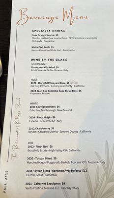 Menu photo 1 The Restaurant at Kellogg Ranch Pomona, CA