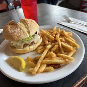 Seabolt's Restaurant - Special: Fried Halibut Sandwich with Swiss cheese and bacon - Seafood Near Me - Oak Harbor, Washington Seabolt's Restaurant - Special: Fried Halibut Sandwich with Swiss cheese and bacon - Seafood Near Me - Oak Harbor, Washington