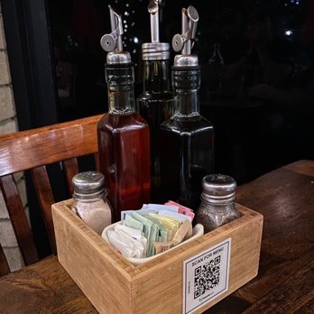 Maccheroni Republic - Condiments (spicy oil, olive oil, balsamic vinaigrette) - Italian Near Me - Los Angeles, California