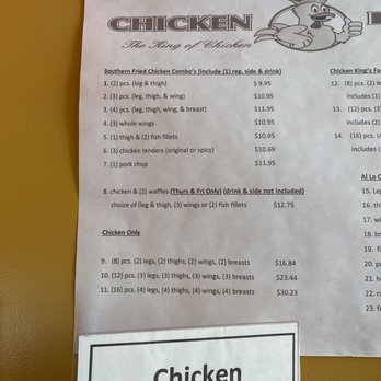 Chicken King - The menu. - Barbeque Near Me - Fresno, California Chicken King - The menu. - Barbeque Near Me - Fresno, California