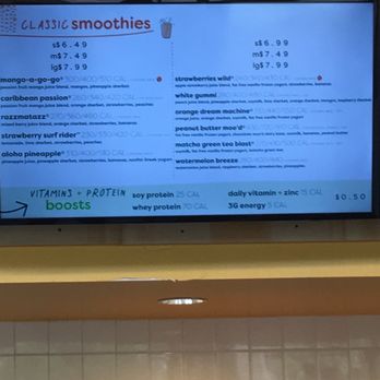 Jamba - Menu - Juice Bars & Smoothies Near Me - North Brunswick, New Jersey
