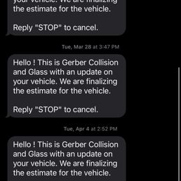 Same automated message sent three weeks in a row. Same automated message sent three weeks in a row.