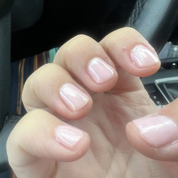 Old National Nails Spa - Manicure.   Made nails much shorter than necessary - Nail Salons Near Me - Atlanta, Georgia