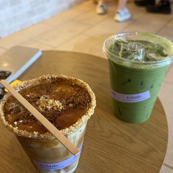 Cafe Eclado - Dirty nutty and matcha - Cafes Near Me - Artesia, California