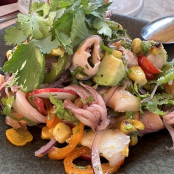 DAMA - Seafood Tostada - Latin American Near Me - Los Angeles, California DAMA - Seafood Tostada - Latin American Near Me - Los Angeles, California