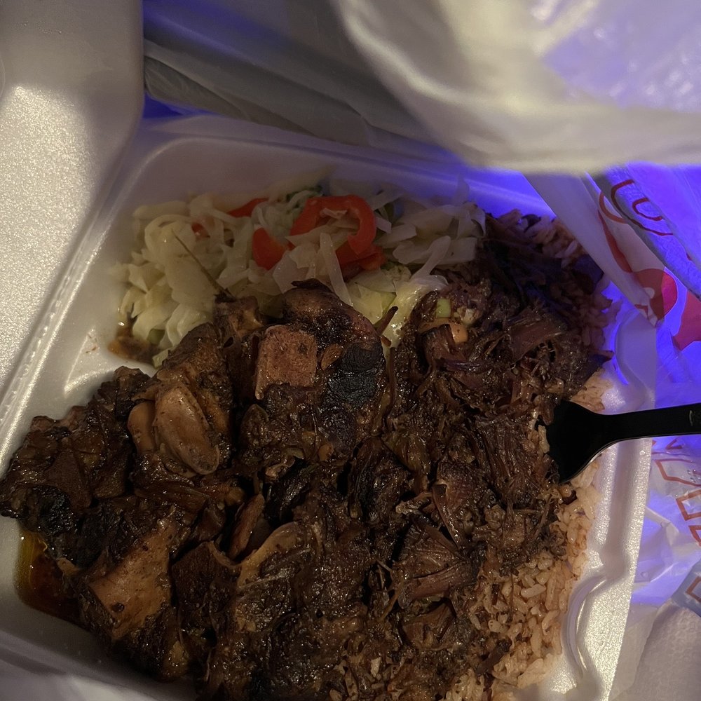 Oxtails and cabbage