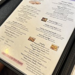 Tainted Rose Pud N Grub - Menu