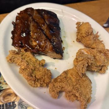 Texas Roadhouse - Half 1/2 Slab Ribs with Chicken Critters- - Steakhouses Near Me - Union City, California