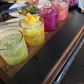 Flame & Fire Brazilian Steakhouse - Caipirinha Tasting Flight - Steakhouses Near Me - Bakersfield, California