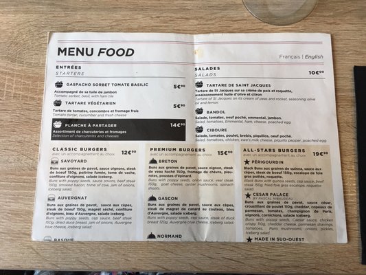 Menu photo 4 French Burgers Bordeaux, 33