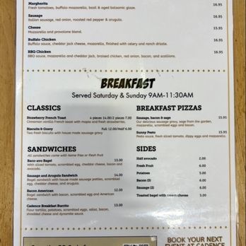 Cadence Clubhouse - Menu of pizzas and breakfast foods in February 2026 - Bars Near Me - Allison Park, Pennsylvania Cadence Clubhouse - Menu of pizzas and breakfast foods in February 2026 - Bars Near Me - Allison Park, Pennsylvania