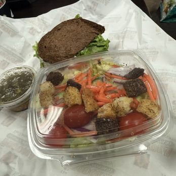 Sequoia Sandwich Company - Salad with Greek dressing and half turkey sandwich - Sandwiches Near Me - Bakersfield, California Sequoia Sandwich Company - Salad with Greek dressing and half turkey sandwich - Sandwiches Near Me - Bakersfield, California
